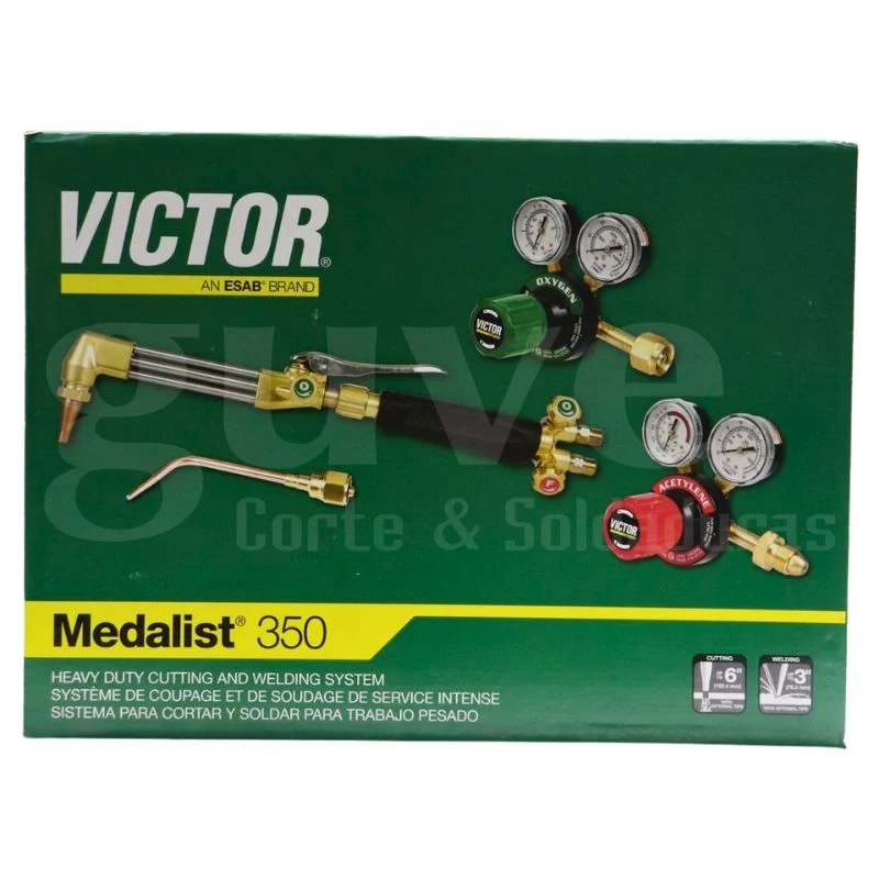 Equipo de soldar y cortar MEDALIST 350 VICTOR Maneral negro