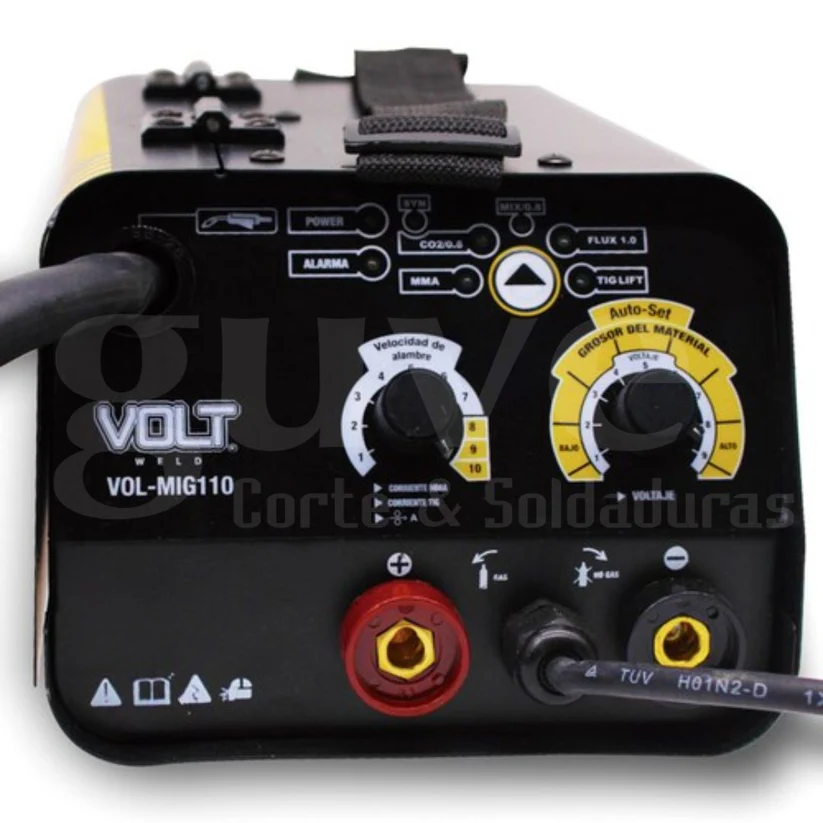 Soldadora inversor, GAS/NO GAS, Electrodo y Tig Lift MIG VOL-MIG110