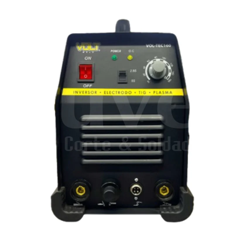 Soldadora inversor VOL-TEC160 Electrodo Tig HF y Plasma Bi-Voltaje