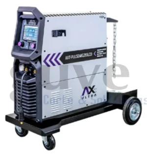 AXT-PULSEMIG255LCD Soldadora inversor, MIG GAS/NO GAS, Especial para aluminio, Doble Pulsado