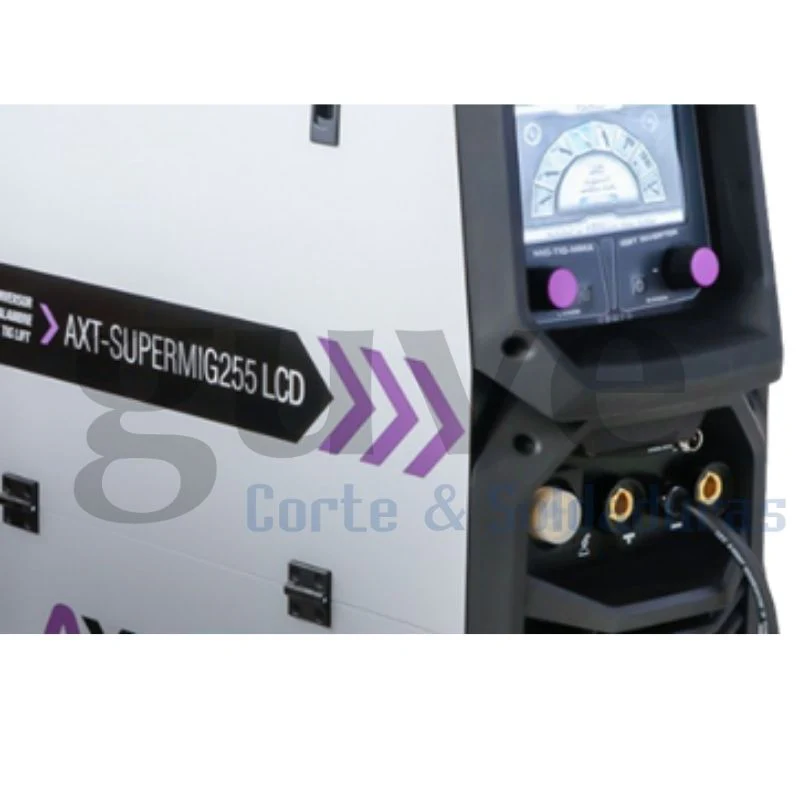 AXT-SUPERMIG255LCD Soldadora inversor, MIG GAS/NO GAS, Electrodo y TIG LIFT - Image 3