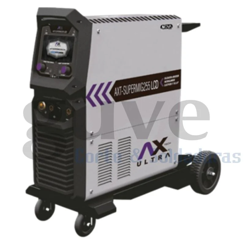AXT-SUPERMIG255LCD Soldadora inversor, MIG GAS/NO GAS, Electrodo y TIG LIFT