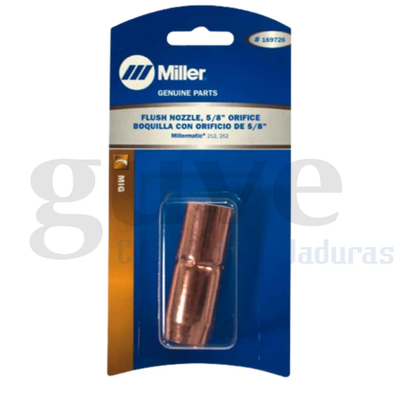 BOQUILLA SLIP TYPE .625 ORF FLUSH, MILLER 169726