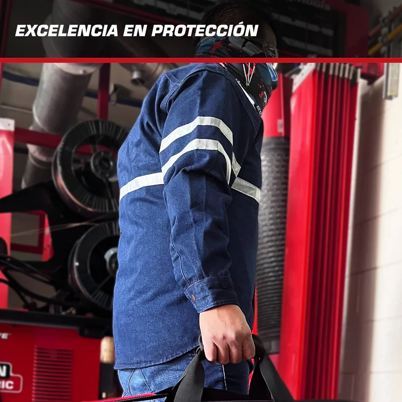 Camisola Soldador Lincoln Mezclilla/REFLEX