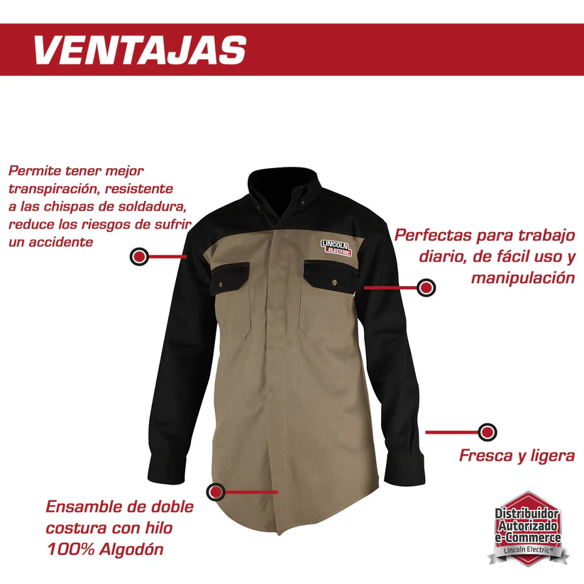 Camisola Soldador Lincoln Profesional RFTA