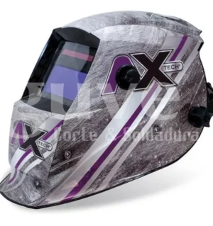 Careta electrónica AXTECH AXT-CEMETAL