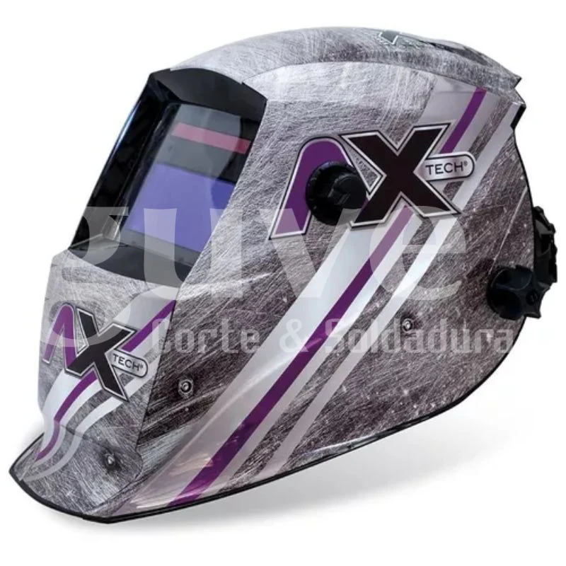 Careta electrónica AXTECH AXT-CEMETAL