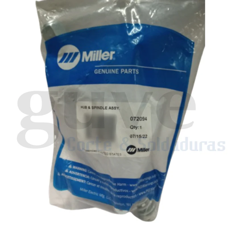 PORTARODILLO MILLER HUB+SPINDLE S32S 072094